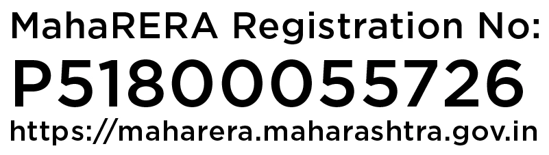 MahaRERA Registration No: P51800055726 — https://maharera.maharashtra.gov.in
